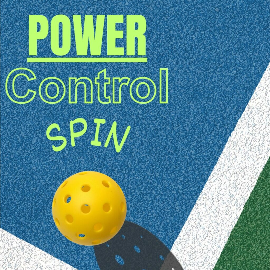 Pickleball Paddles - Spin, Power, Control